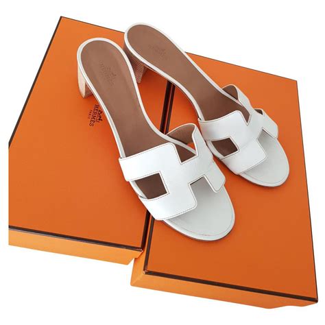 hermes white shoes|Hermes high heels.